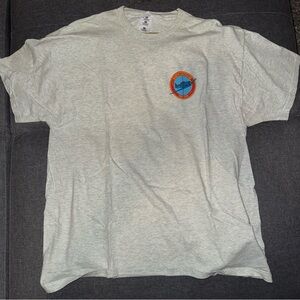 Men’s “North American Top Gun” Grey Texas T-Shirt Size 2XL Short Sleeve